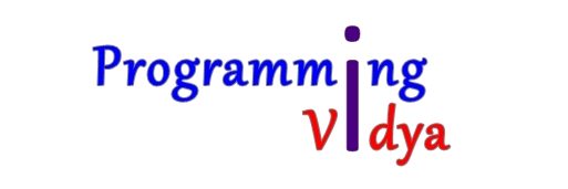 Programming Vidya | New Programming Solutions Every Week
